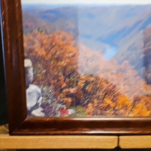 Brown Framed Landscape Wall Art - Picture 5 of 8
